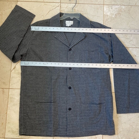 Ermenegildo Zegna Men’s Pajama Set, NWOT, Gray, Soft Flannel Cotton, Sz XL - Picture 11 of 13